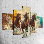 Cuadro Caballos MOD007