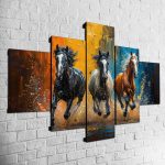 Cuadro Caballos MOD015