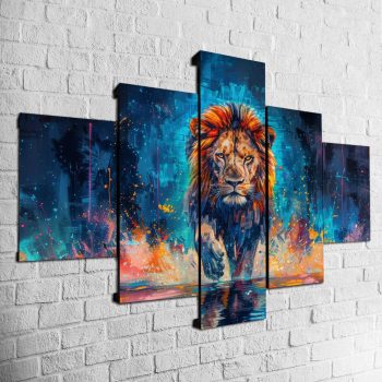 Cuadro Leon MOD005