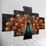 Cuadro Pavo real MOD002