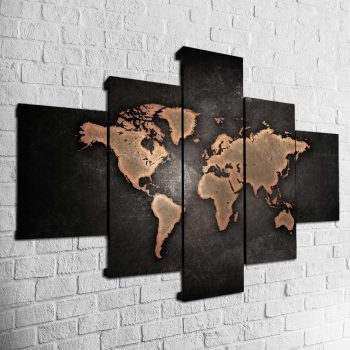 Cuadro Mapa Mundi MOD001
