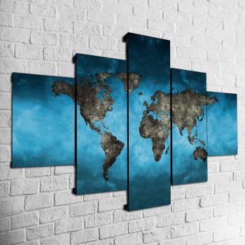 Cuadro Mapa Mundi MOD004