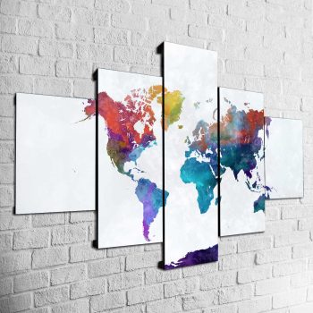 Cuadro Mapa Mundi MOD007