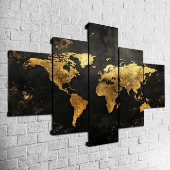 Cuadro Mapa Mundi MOD010