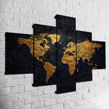 Cuadro Mapa Mundi MOD012