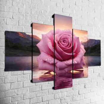 Cuadro Rosa MOD008