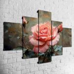 Cuadro Rosa MOD010