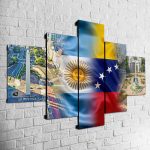 Cuadro Buenos Aires/Caracas MOD003