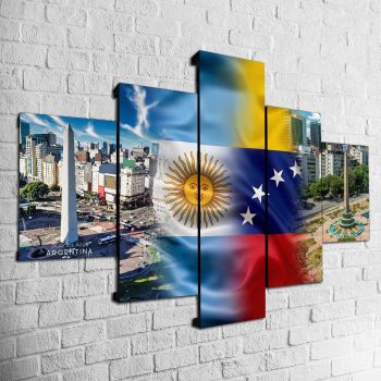 Cuadro Buenos Aires/Caracas MOD004