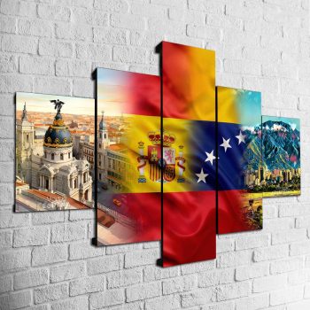 Cuadro Madrid/Caracas MOD004