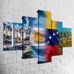 Cuadro Buenos Aires/Caracas MOD006